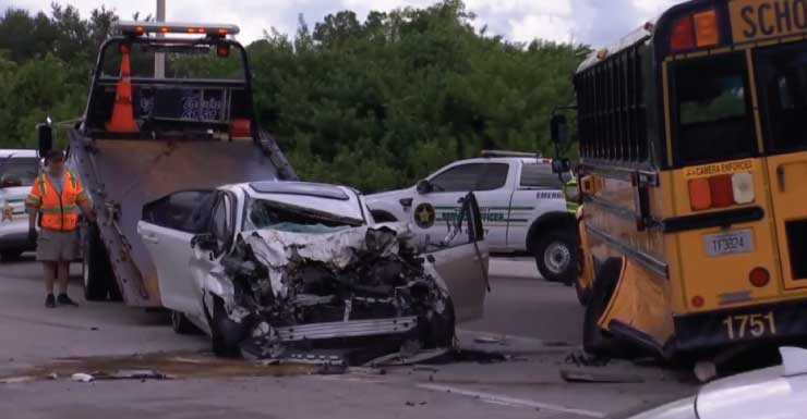 Lehigh Acres school bus crash renews safety fears on Sunrise Boulevard