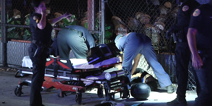 Man riding scooter in serious condition after being struck in Miami, fire rescue says