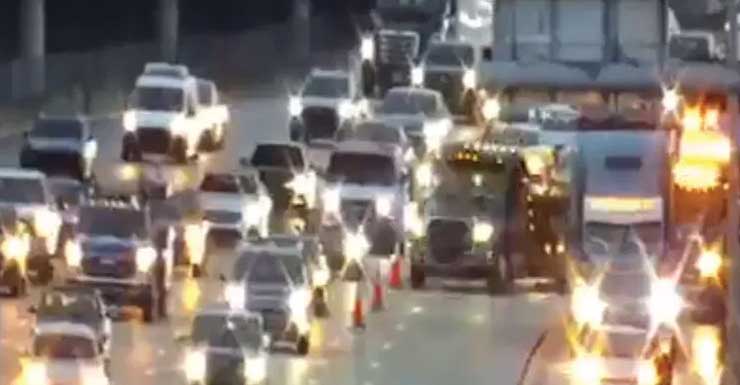 Multi-vehicle crash blocks I-95 North left lane at Exit 59 in Palm Beach County