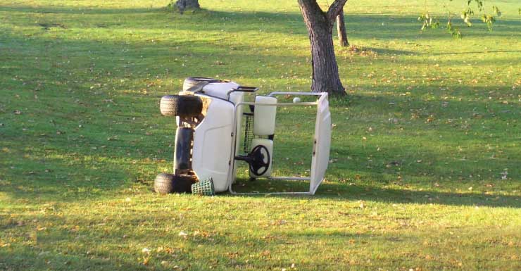 Multiple injuries after SUV and golf cart collision on CR 30A; 1 airlifted