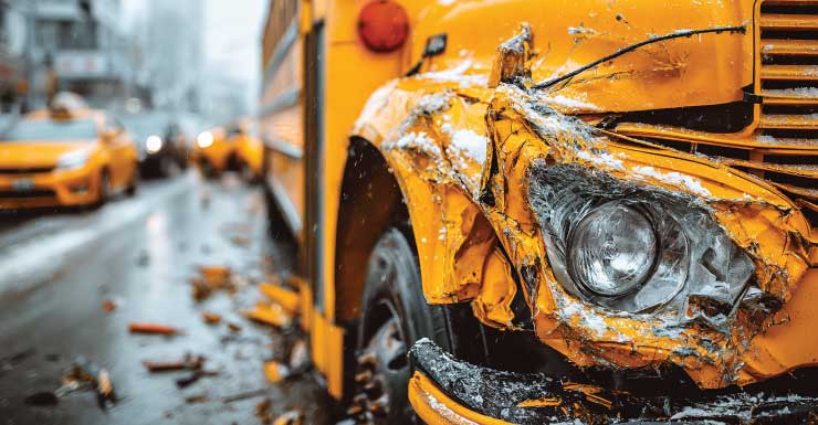 No injuries after school bus in crash at Joel Boulevard and David Avenue in Lehigh Acres