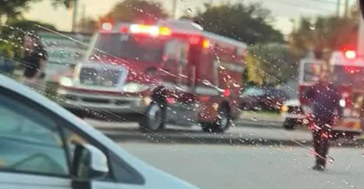 Pedestrian killed, driver hospitalized after crash on South Military Trail in Palm Springs
