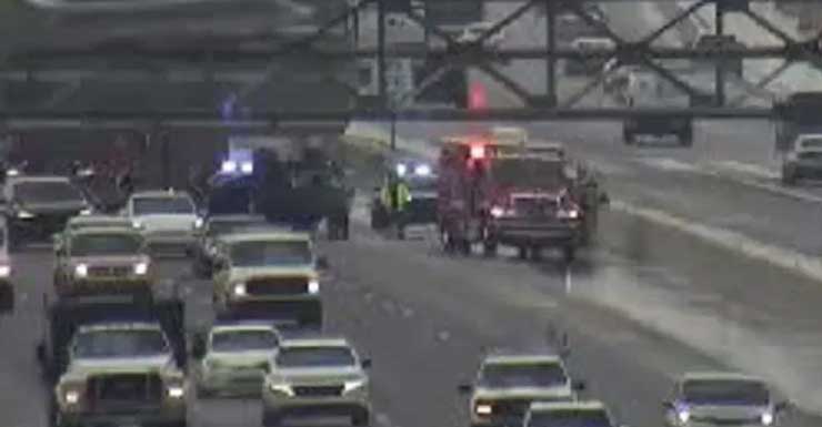 Rollover crash shuts two left lanes on Florida’s Turnpike North near Boynton Beach Blvd.