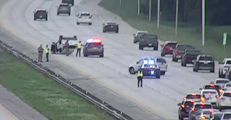 Traffic Alert: Lanes reopen on I-95 at Butler Blvd. after crash with injuries