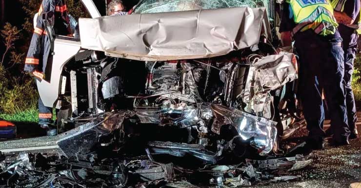 Five injured, including two young girls, in head-on crash in Escambia County