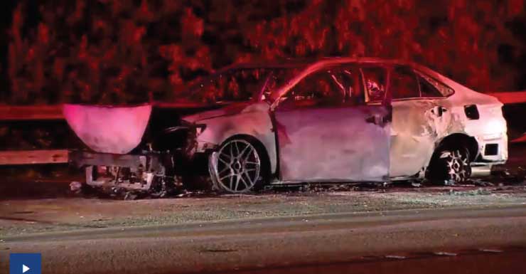 1 airlifted after car fire near Miccosukee Village in West Miami-Dade