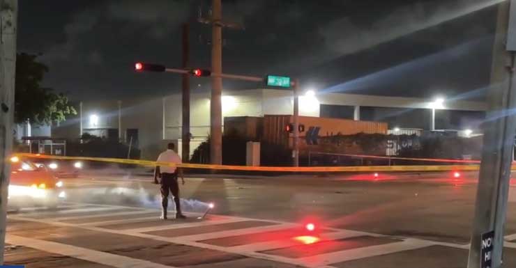 1 hospitalized after crash in Brownsville neighborhood of NW Miami-Dade
