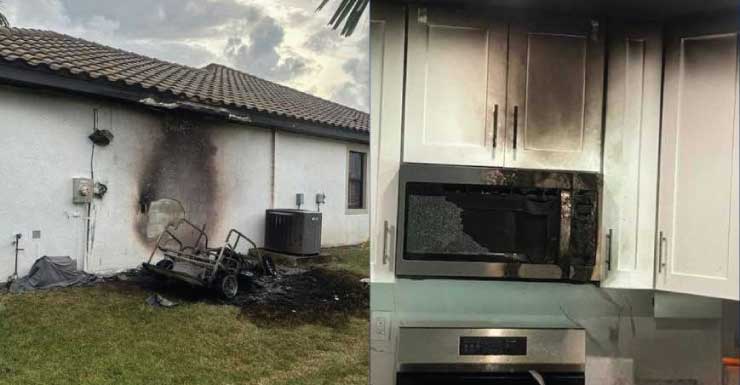 Cape Coral firefighters respond to golf cart and kitchen fires in two-day stretch