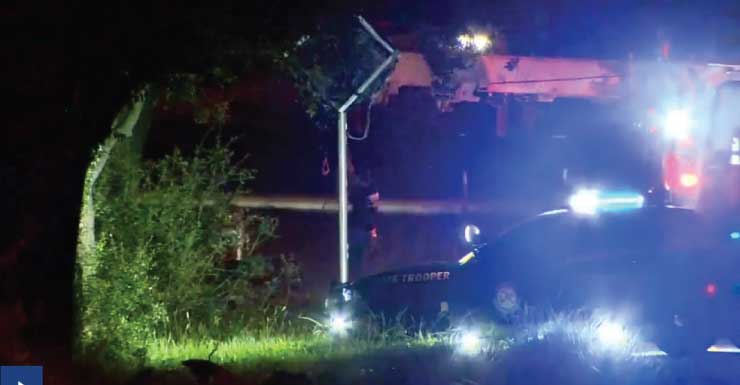 Driver fleeing traffic stop on SR 826 veers off highway in Miami Lakes, leading to collision with FHP cruiser, on-ramp closure