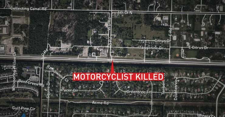 Jensen Beach motorcyclist dies in crash on Southern Boulevard, PBSO says