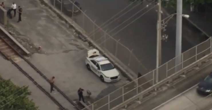 Man hospitalized after being grazed by bullet in shooting on Metrorail tracks in Miam