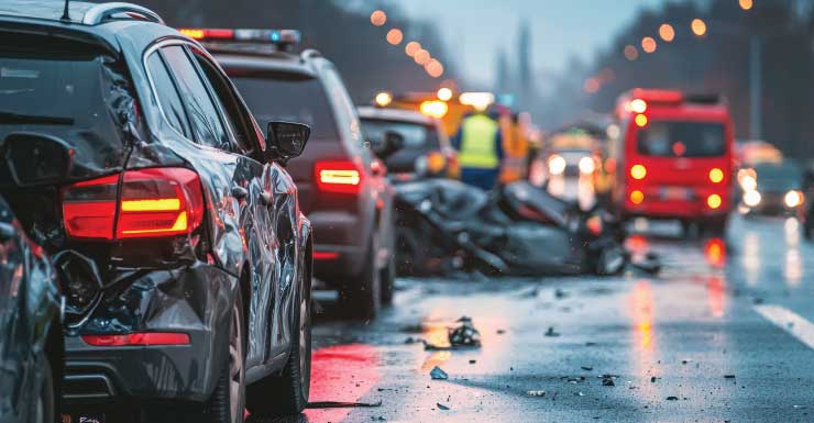 Multi-vehicle crash closes southbound lanes of U.S. 19 in Pinellas