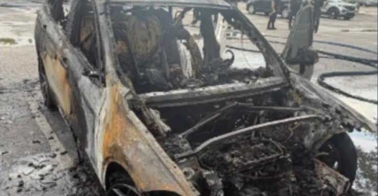 Naples vehicle fire leads to arrest of man accused of driving with suspended license