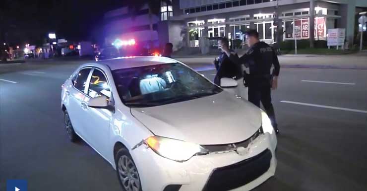 Pedestrian dead after being struck by car in Hallandale Beach