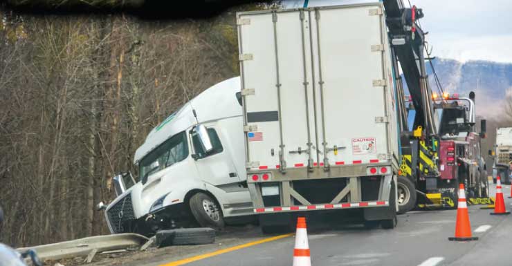 Semi-truck overturns on I-75 in Marion County, lanes reopen