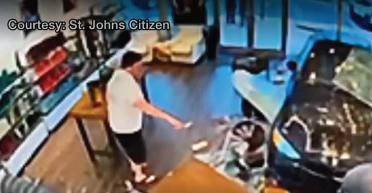 ‘We had no time to react’: Couple pinned when BMW crashes through St. Johns Town Center salon